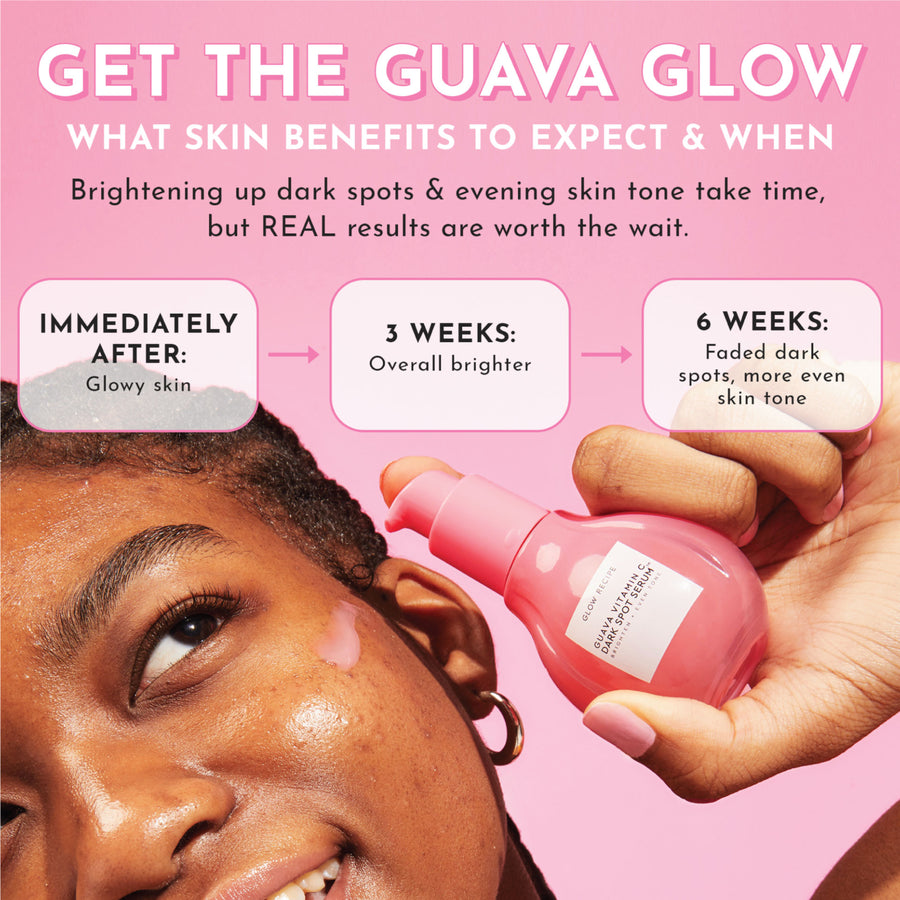 suero de guayaba con vitamina c para manchas oscuras
