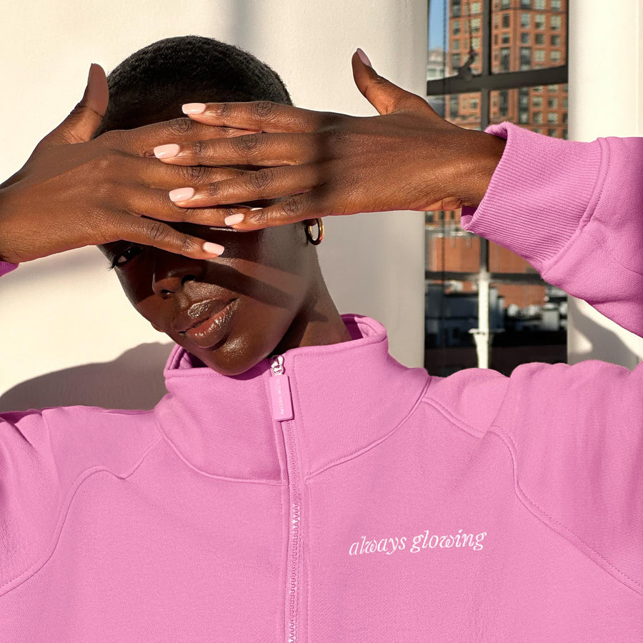 receta glow half-zip
