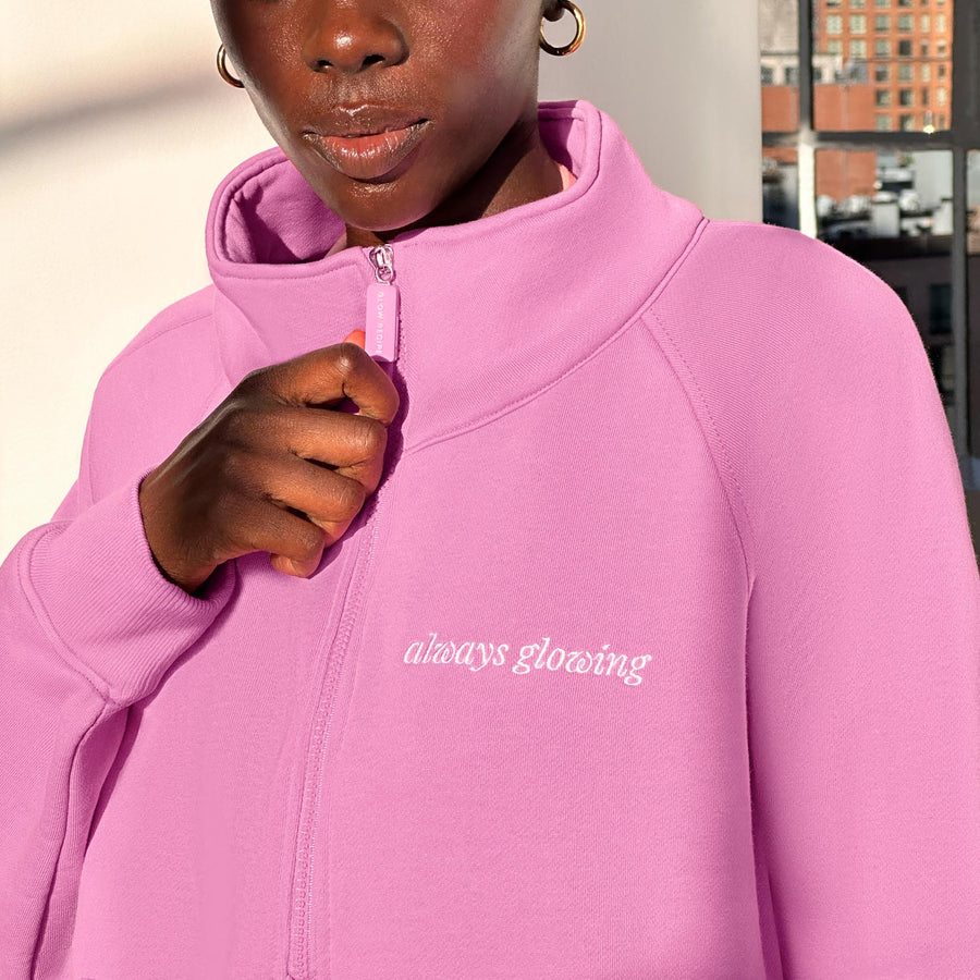 receta glow half-zip