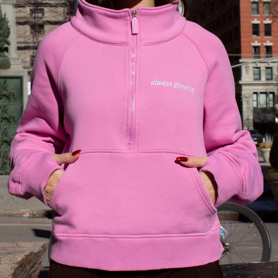 receta glow half-zip
