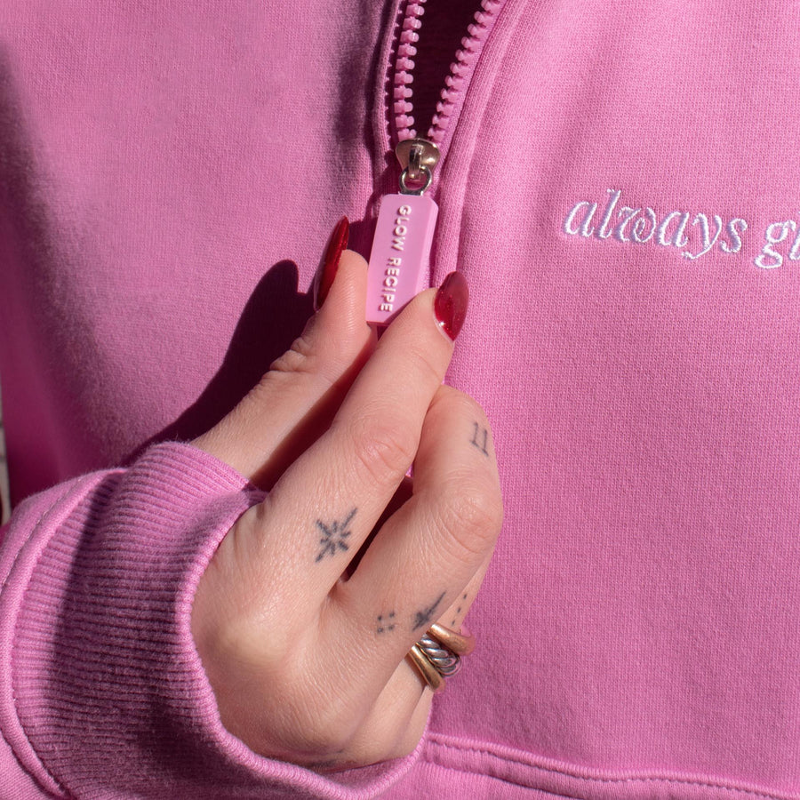 receta glow half-zip